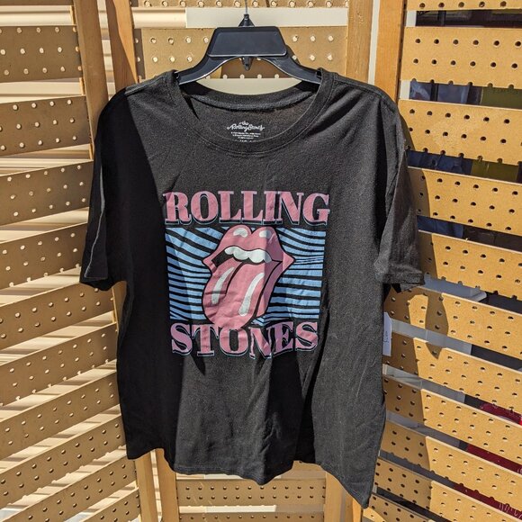 Time and Tru NWT Rolling Stones T-Shirt Sz L (12-14) - Picture 2 of 4